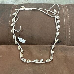Free People Cream Cowrie Shell Boho Necklace